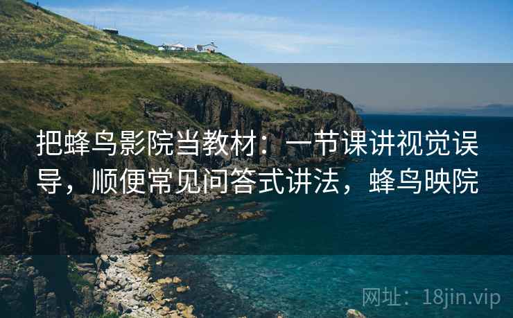 把蜂鸟影院当教材：一节课讲视觉误导，顺便常见问答式讲法，蜂鸟映院