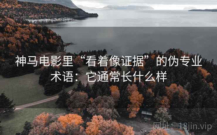 神马电影里“看着像证据”的伪专业术语:它通常长什么样 神马电影里“看着像证据”的伪专业术语:它通常长什么样
